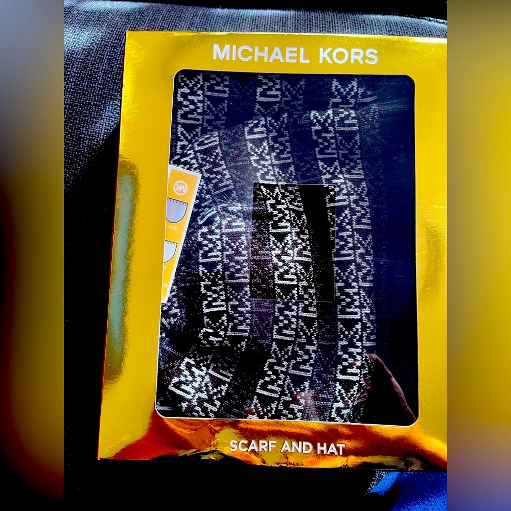 Michael Kors scarf and hat.
